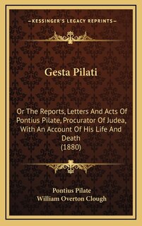 Front cover_Gesta Pilati