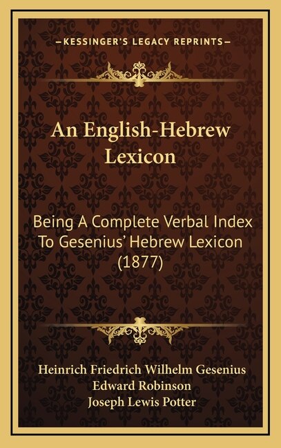 Front cover_An English-Hebrew Lexicon