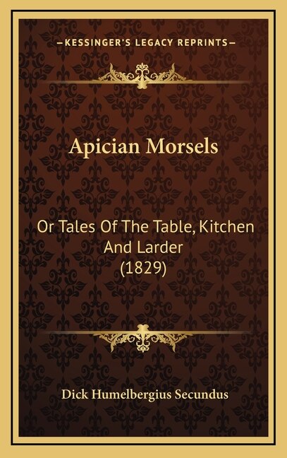 Front cover_Apician Morsels