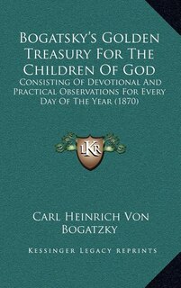 Couverture_Bogatsky's Golden Treasury For The Children Of God