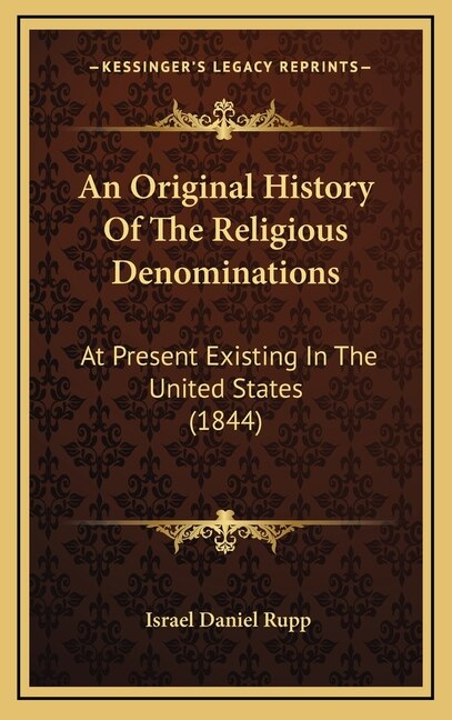 Couverture_An Original History Of The Religious Denominations