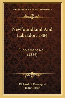 Front cover_Newfoundland And Labrador, 1884
