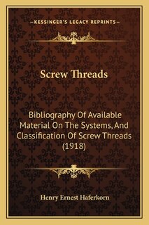 Front cover_Screw Threads