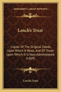 Couverture_Lench's Trust