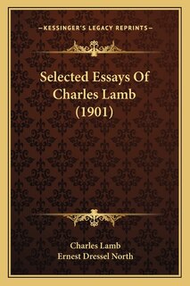 Front cover_Selected Essays Of Charles Lamb (1901)