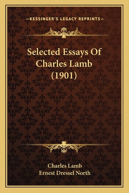 Front cover_Selected Essays Of Charles Lamb (1901)