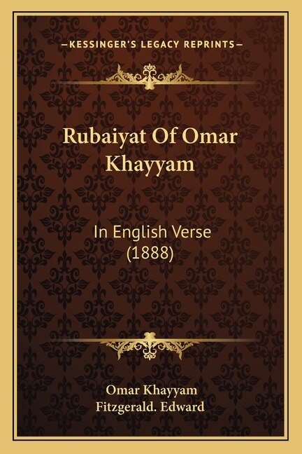 Front cover_Rubaiyat Of Omar Khayyam