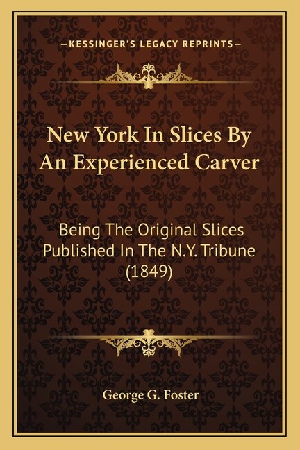 Couverture_New York In Slices By An Experienced Carver