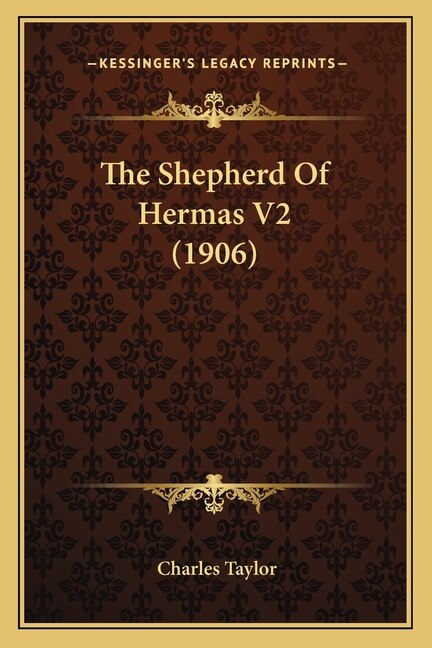 Front cover_The Shepherd Of Hermas V2 (1906)