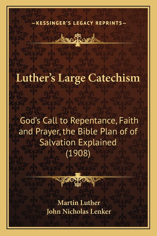 Front cover_Luther's Large Catechism