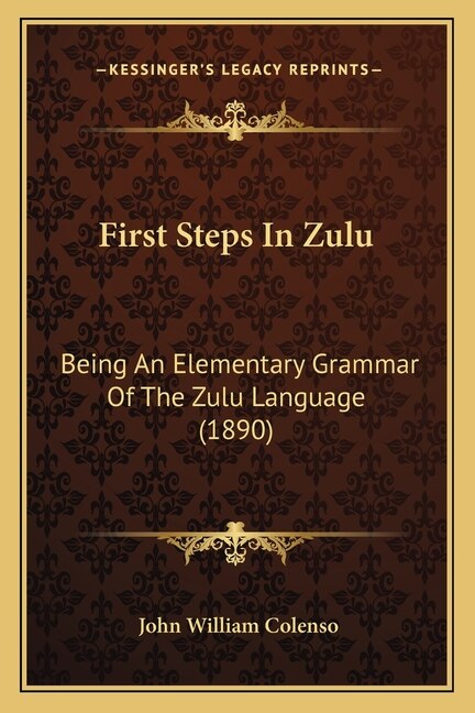 Couverture_First Steps In Zulu