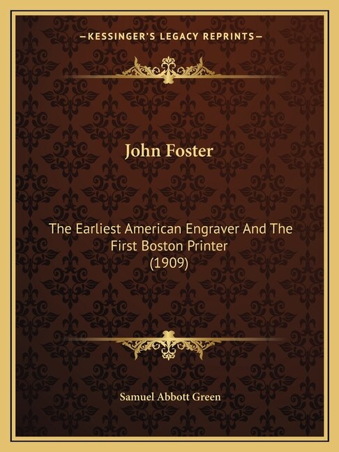 Front cover_John Foster