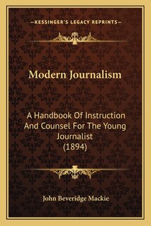 Front cover_Modern Journalism