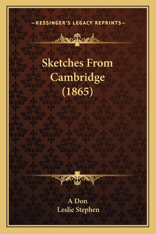 Front cover_Sketches From Cambridge (1865)