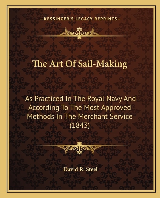 Front cover_The Art of Sail-Making