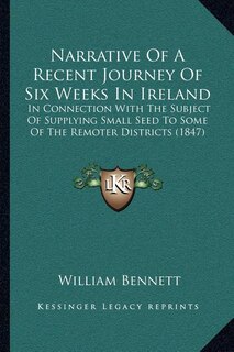 Front cover_Narrative Of A Recent Journey Of Six Weeks In Ireland