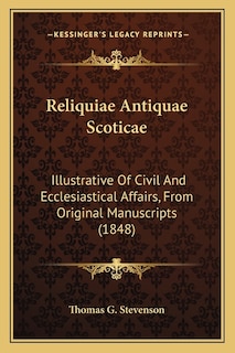 Front cover_Reliquiae Antiquae Scoticae