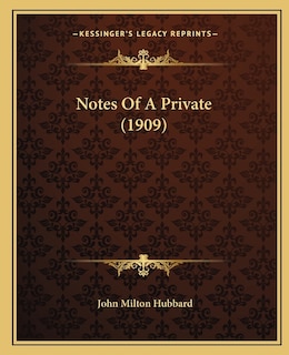 Couverture_Notes Of A Private (1909)