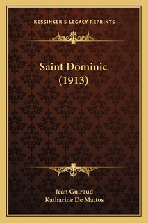 Front cover_Saint Dominic (1913)