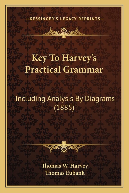 Couverture_Key To Harvey's Practical Grammar
