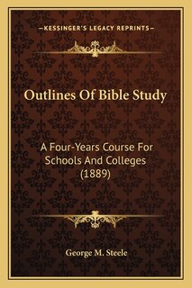 Front cover_Outlines Of Bible Study