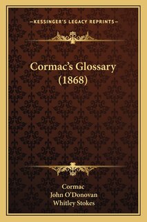 Front cover_Cormac's Glossary (1868)
