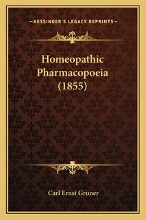 Front cover_Homeopathic Pharmacopoeia (1855)