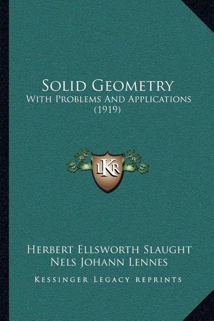 Front cover_Solid Geometry