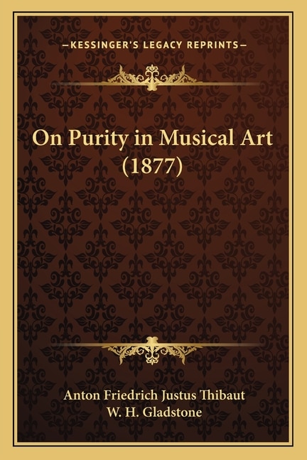 Front cover_On Purity in Musical Art (1877)