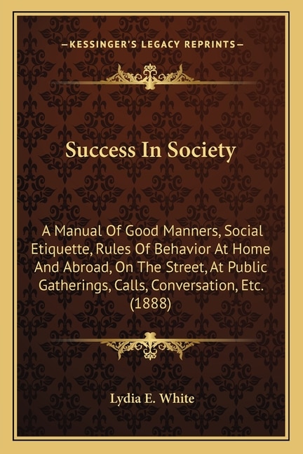 Front cover_Success in Society