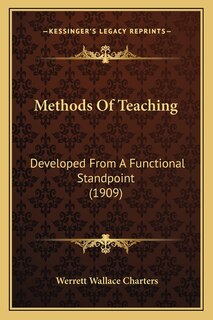 Couverture_Methods Of Teaching