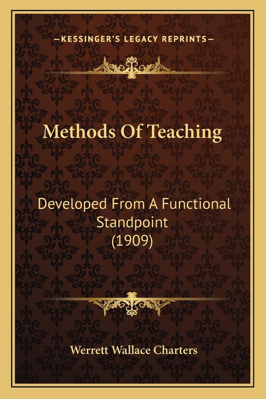 Couverture_Methods Of Teaching
