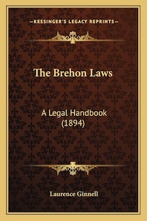 Front cover_The Brehon Laws