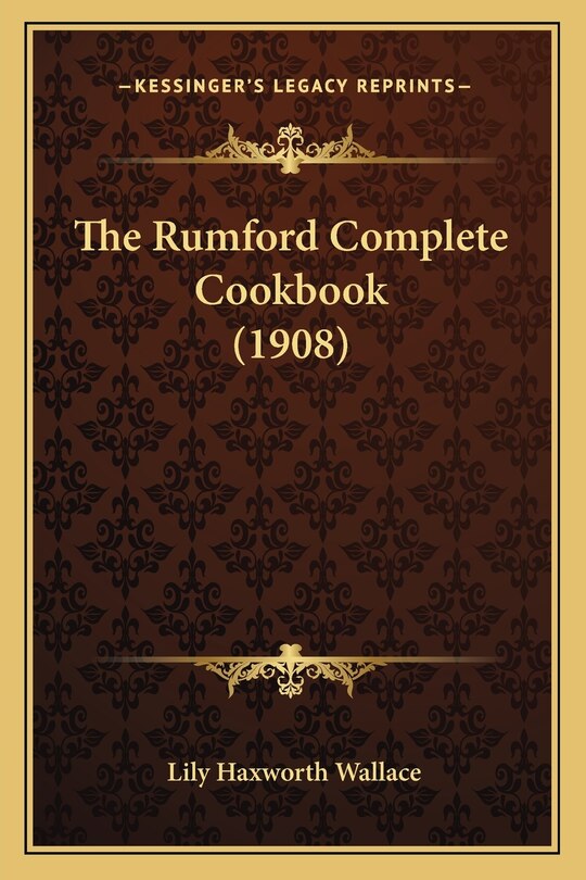 Couverture_The Rumford Complete Cookbook (1908)
