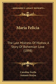 Front cover_Maria Felicia