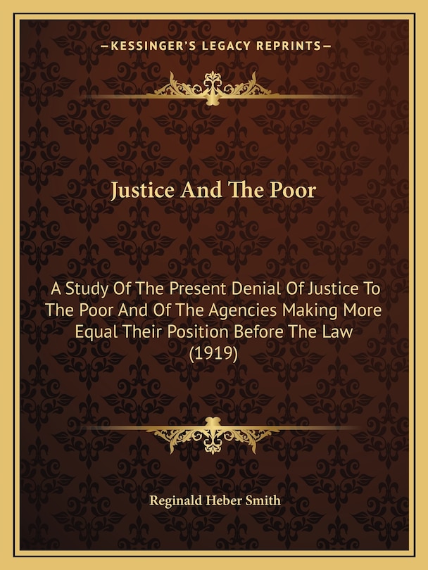 Couverture_Justice and the Poor