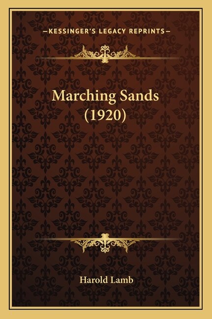 Front cover_Marching Sands (1920)