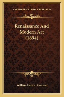 Couverture_Renaissance and Modern Art (1894)
