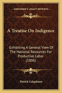 Front cover_A Treatise On Indigence