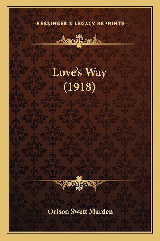 Front cover_Love's Way (1918)