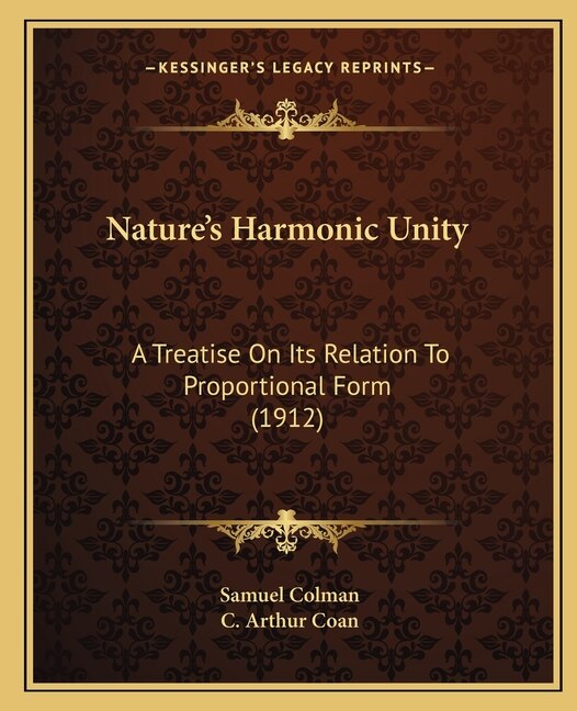 Couverture_Nature's Harmonic Unity