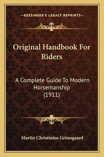 Couverture_Original Handbook For Riders