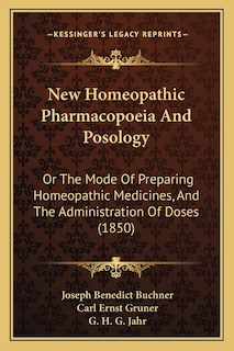 Couverture_New Homeopathic Pharmacopoeia and Posology