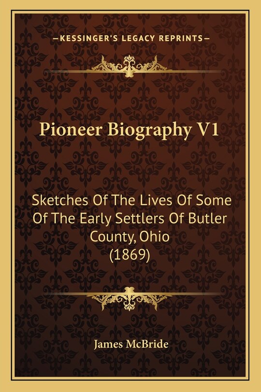 Front cover_Pioneer Biography V1