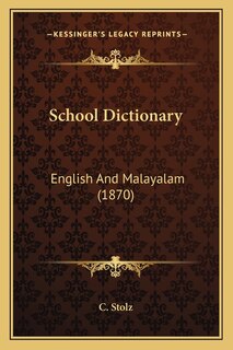 Front cover_School Dictionary