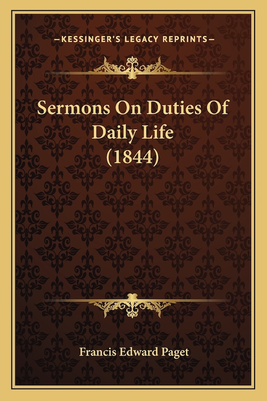 Front cover_Sermons on Duties of Daily Life (1844)