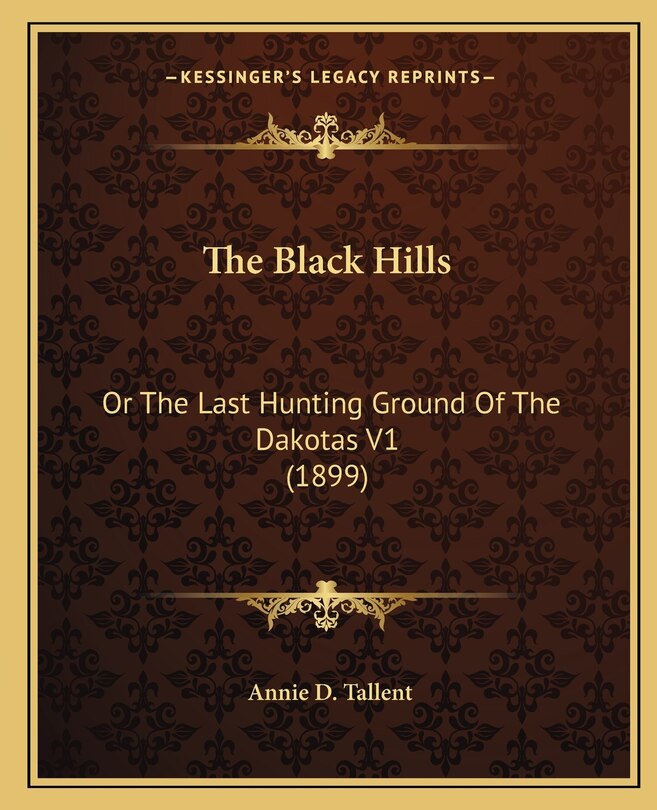 Front cover_The Black Hills