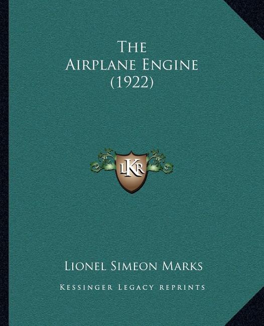 Couverture_The Airplane Engine (1922)