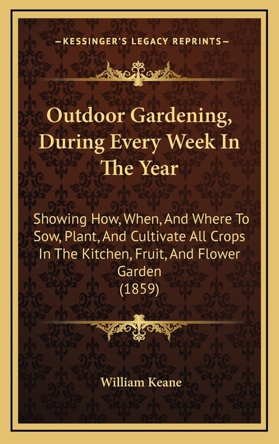 Couverture_Outdoor Gardening, During Every Week In The Year