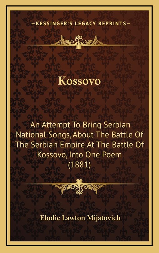Front cover_Kossovo